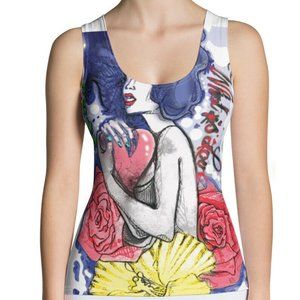 BW What Is Love Women's Graphic Tank Top
